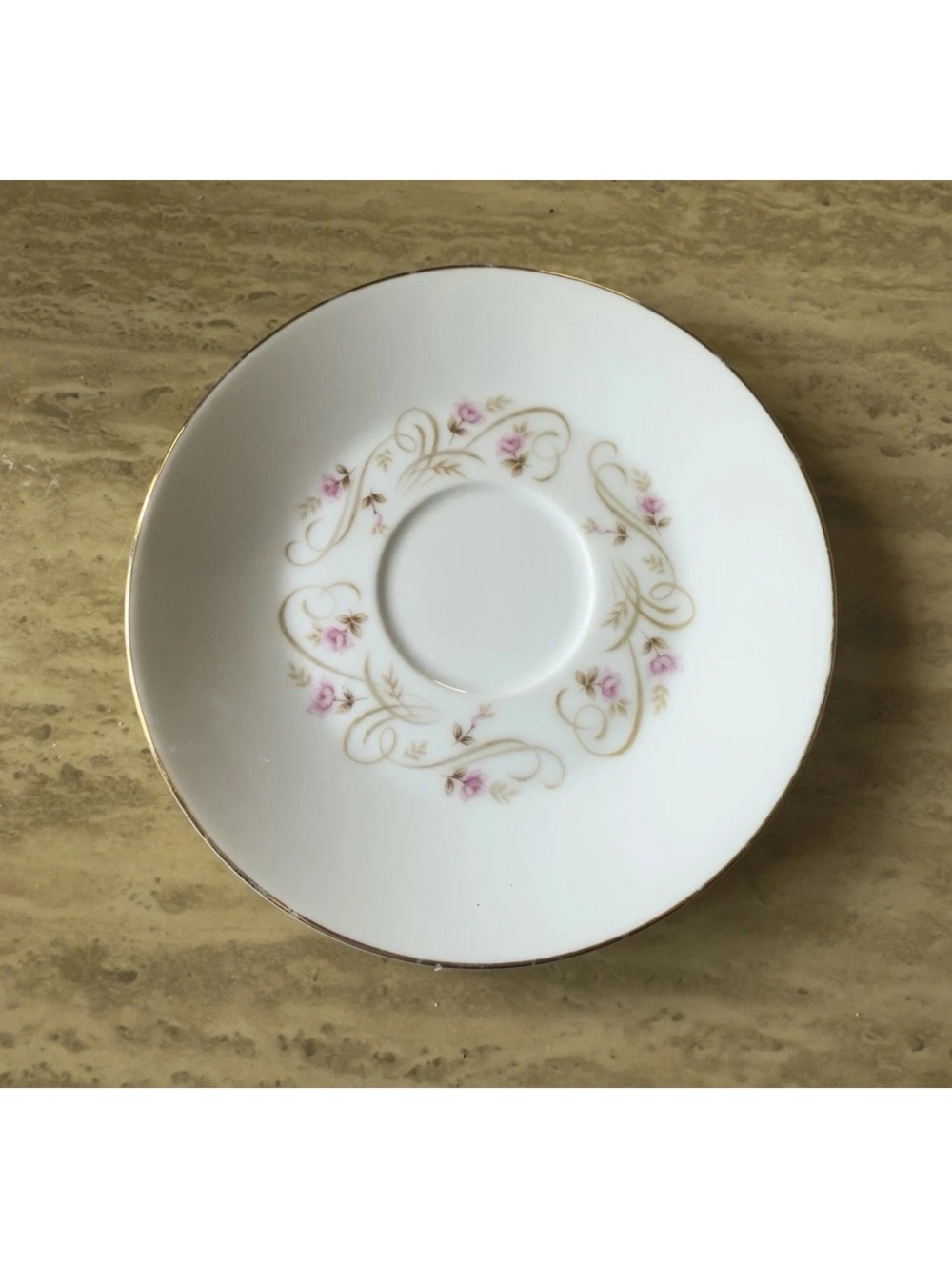 Harmony House Vintage Fine China Saucer Made In Japan 4 Inch 2 Pc Set